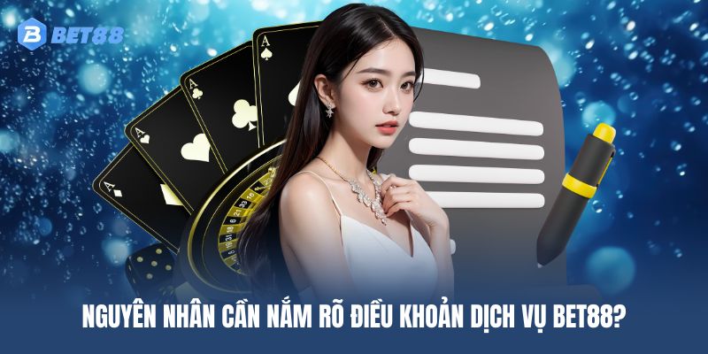 Lý do nên hiểu rõ điều khoản dịch vụ BET88