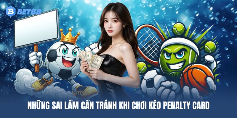 Sai lầm cần tránh khi chơi kèo thẻ phạt bóng đá